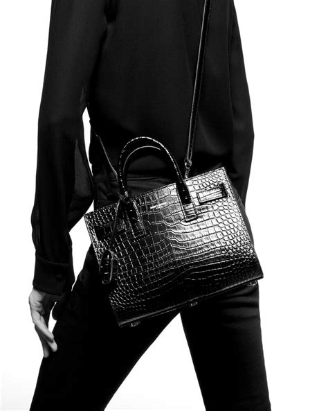 ysl sac de jur|YSL sac de jour crocodile.